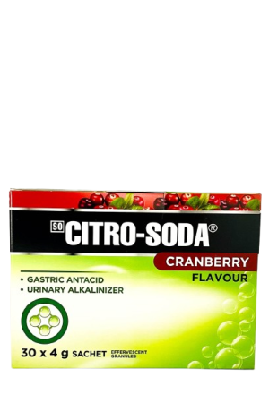 CITRO-SODA CRANBERRY SACHETS 30s