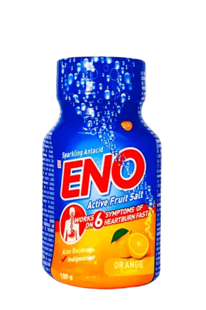 ENO ORANGE FLAVOUR SPARKLING ANTACID FRUIT SALT 100g