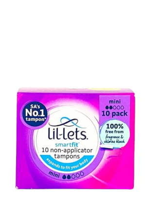 LIL-LETS SMARTFIT TAMPONS 10S