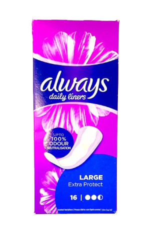 ALWAYS EXTRA PROTECT LARGE 16S